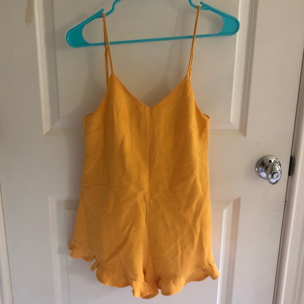 Bamboo Blonde Yellow romper